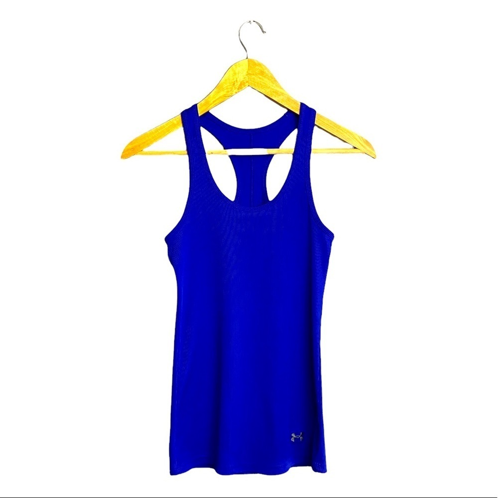 UNDER ARMOUR | Womens Fitted Heat Gear Racer Back Active Wear Tank Top